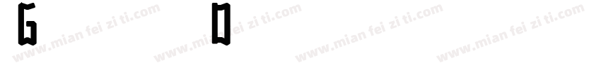 Gabo Drive字体转换
